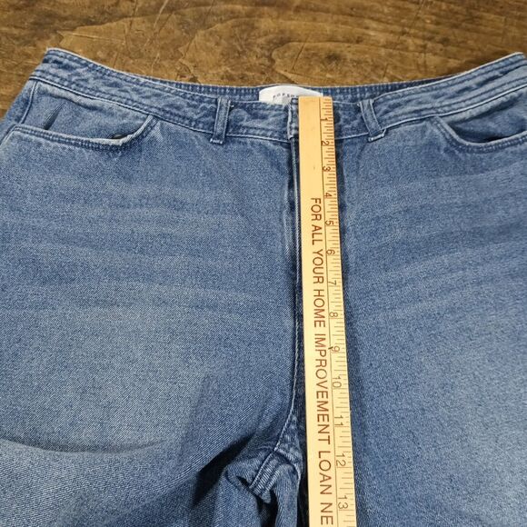 POPSUGAR Sz 18 Cropped Jeans Denim Capri Wide Leg 100% Cotton - Picture 5 of 10